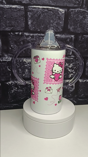 12oz Hello Kitty Valentine Sippy Tumbler